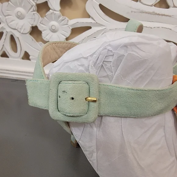 Sacha London Orange and Purple Strappy Sandals - Picture 2 of 8